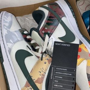 Camo dunks